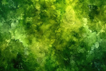 Green background with lot of brush strokes