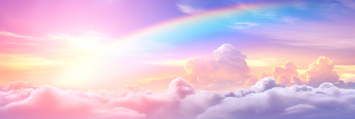 pastel-colored sky, embodying the calming and peaceful atmosphere of a spring day.