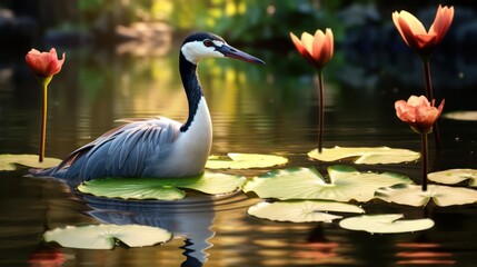 Yellow Crowned Night Heron looking at the camera UHD WALLPAPER