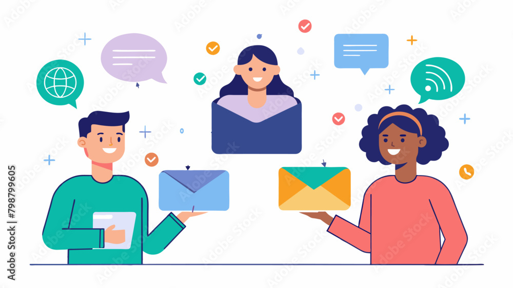 Poster an email thread showcases the open communication and understanding between neuroatypical and neuroty