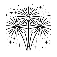 Firework icon, celebration icon, spark icon, party icon, anniversary icon, birthday icon, carnival icon, celebrate icon, festival icon, Christmas icon, event icon, explosion icon, sparkle icon, 