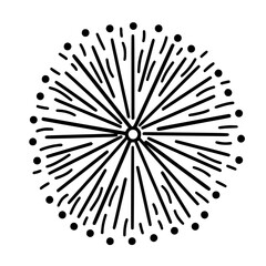 Obraz premium Firework icon, celebration icon, spark icon, party icon, anniversary icon, birthday icon, carnival icon, celebrate icon, festival icon, Christmas icon, event icon, explosion icon, sparkle icon, 