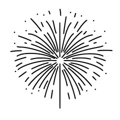 Obraz premium Firework icon, celebration icon, spark icon, party icon, anniversary icon, birthday icon, carnival icon, celebrate icon, festival icon, Christmas icon, event icon, explosion icon, sparkle icon, 