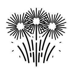 Obraz premium Firework icon, celebration icon, spark icon, party icon, anniversary icon, birthday icon, carnival icon, celebrate icon, festival icon, Christmas icon, event icon, explosion icon, sparkle icon, 