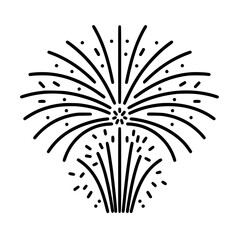 Firework icon, celebration icon, spark icon, party icon, anniversary icon, birthday icon, carnival icon, celebrate icon, festival icon, Christmas icon, event icon, explosion icon, sparkle icon