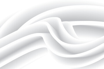 Minimal abstract geometric elegant  white light background gradient abstract curve vector EPS10. 