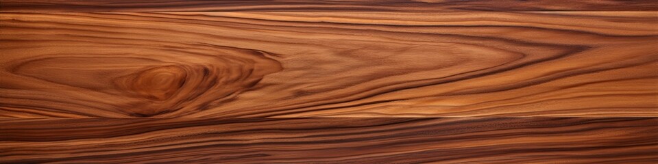 Obraz premium Uninterrupted Grain of Super Long Walnut Wood Planks