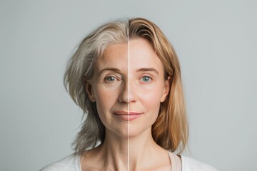 Treatment protection explores aging age trends in beauty resilience settings, emphasizing tinea capitis management and visual age comparisons.