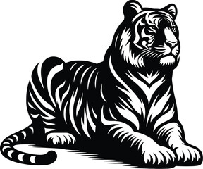 tiger silhouette © RSDESIGN