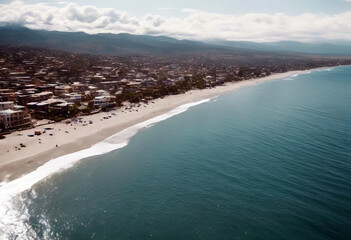 'An Sol del Paz El view Costa Salvador beach aerial shoreline Background People Water Beach Summer Travel Nature Landscape Sea Wave Blue Ocean Tropical Vacation Sand Holiday Beautiful Crowd Tourism'