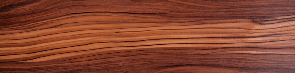 Obraz premium Uninterrupted Grain of Super Long Walnut Wood Planks