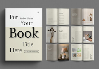 Book Layout Design Template