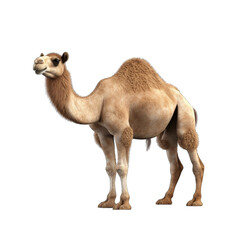 3d rendering of camel on white background