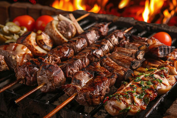 Sizzling Samba Feast: A Brazilian Churrasco Celebration of Mixed Grilled Meats