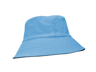 blue bucket hat PNG transparent