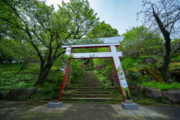 熱海の山の上の神社