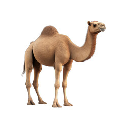 3d rendering of camel on white background