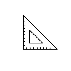 ruler icon vector illustration