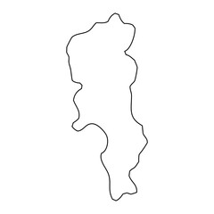 Sal island map, Cape Verde. Vector illustration.