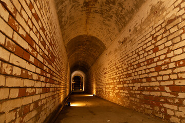 日本軍施設　煉瓦造り　砲台跡