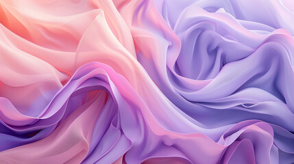 Rose and Violet Fluid Wave Design