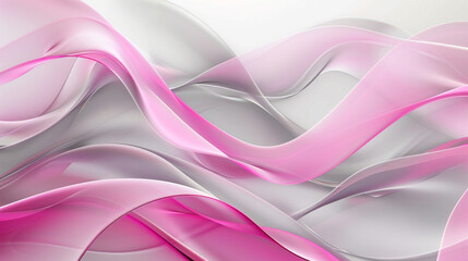 Soft Pink and Grey in a Fluid Wave Vector Design.