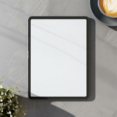 Tablet Mockup for Application Presentation, Web Design or User Interface Design - Template for Representation and Presentation of Design 