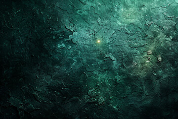green color gradient grainy background, illuminated spot on black, noise texture effect, wide banner size.