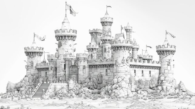 ascii castle