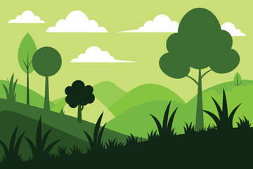 Grass Silhouette Shapes vector design