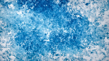 Abstract blue background. Texture of blue acrylic paint