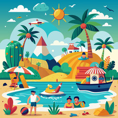 Summer Holday, Beach