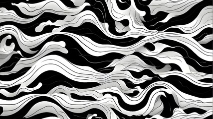 a black and white image of a black and white abstract background