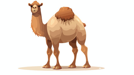 Cute camel in Scandinavian style. Adorable African