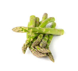Raw Garden Asparagus, Fresh Green Spring Vegetables, Asparagus Officinalis Edible Sprouts