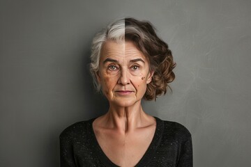 Signs of aging and aging tips enhance aging comparisons from young to old; age progression merges with holistic aging in face and Smile line considerations for women aging gracefully.