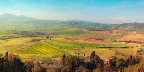 landscape Val D'Orcia Tuscany Italy