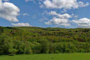 Fototapeta premium Landscape of Eastern Slovakia, Beautiful charming areas.
