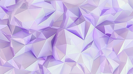 Geometric Polygons in Pale Lavender