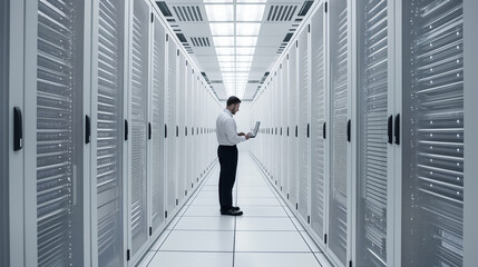 Large data center in action.