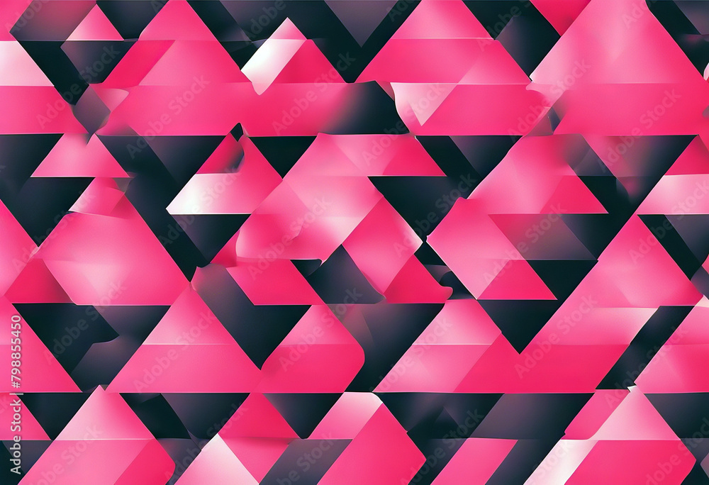 Poster geometric eps illustration pattern vector background pink abstract triangles seamless gradient textu