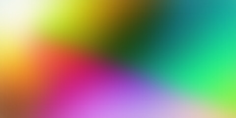 Colorful abstract ultra wide modern tech multicolored dark mix pink yellow orange green turquoise red blue gradient exclusive background. Great for design, banners, wallpapers. Premium quality style