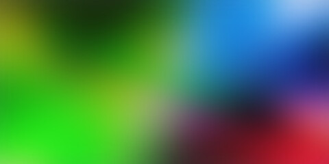Vibrant blurred multicolor ultrawide modern technological dark mix green azure red purple yellow gray blue gradient exclusive background. Perfect for design, banners, wallpapers. Premium quality