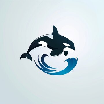 Orca Whale Jumping Out of the Water