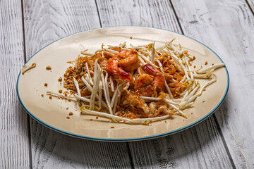 Pad thai - noodle with shrimps