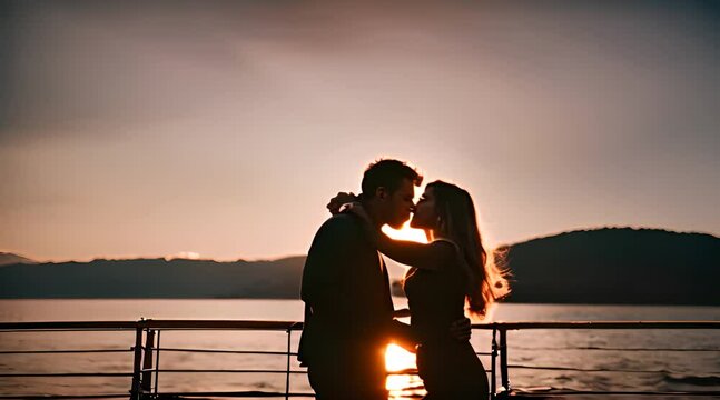 leidenschaftlicher Kuss