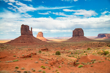 Amazing view of Monument Valley Buttes in Arizona