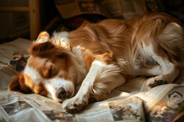 portrait of a yellow labrador retriever, close-up, sleepy eyes looking carefully at something. Beautiful simple AI generated image in 4K, unique.