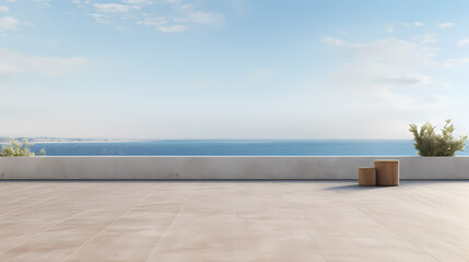 Fototapeta premium empty concrete floor