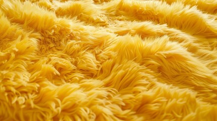 Soft golden yellow fur, textured background